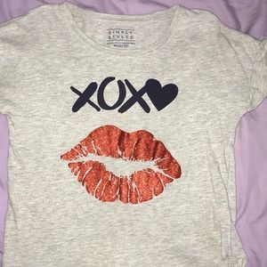 Girls Simply Styled Grey Shirt